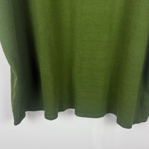 Eloquii Green Elegant Lagenlook Oversized Cowl Neck Sweater Size 14/16 - Picture 5 of 7